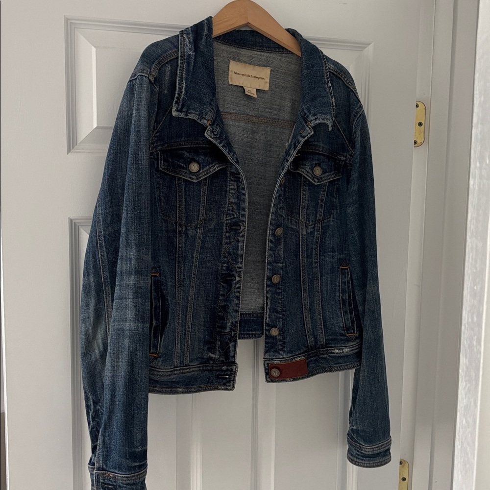 Pilcro and the Letterpress Dark Blue Jean Jacket